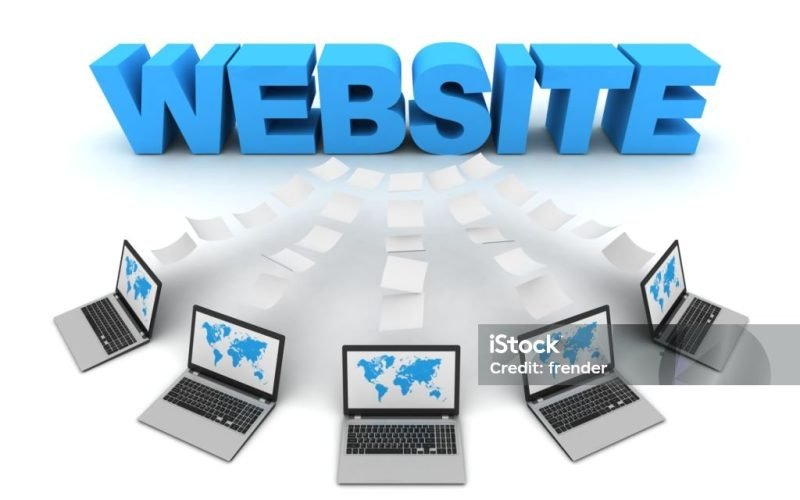 istockphoto-952729972-1024×1024 3D illustration of website development tools and elements, symbolizing modern web hosting features for Hostinger vs SiteGround WordPress hosting comparison.